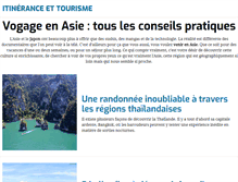 Tablet Screenshot of itinerance-et-tourisme.com